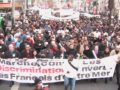 L'Outre Mer a dmontr avec le Collectif sa capacit de mobilisation malgr le froid !